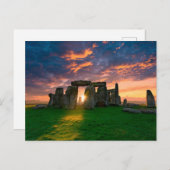 Denkmäler | Stonhenge, England Postkarte (Vorne/Hinten)