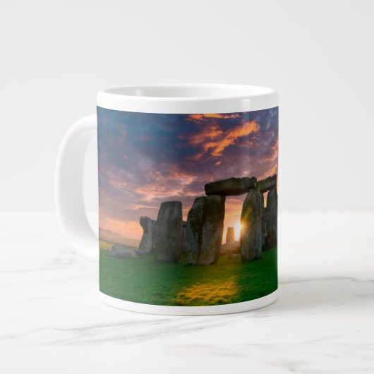 Denkmäler Stonhenge | Jumbo-Tasse (Vorderseite Links)