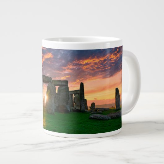 Denkmäler Stonhenge | Jumbo-Tasse (Vorderseite Rechts)