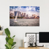 Denkmäler | Sydney Opera House Poster (Heimbüro)