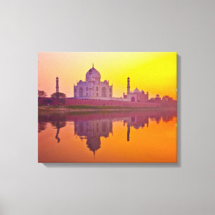 Denkmäler   Taj Mahal bei Sunset Leinwanddruck