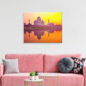 Denkmäler | Taj Mahal bei Sunset Leinwanddruck (Insitu (Wohnzimmer))