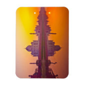 Denkmäler | Taj Mahal bei Sunset Magnet (Vertikal)