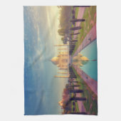 Denkmäler | Taj Mahal Colors Geschirrtuch (Vertikal)