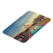 Denkmäler | Taj Mahal Colors Magnet (Linke Seite)