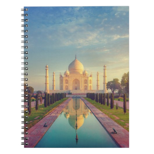 Denkmäler | Taj Mahal Colors Notizblock (Vorderseite)