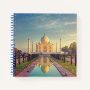 Denkmäler Taj Mahal Colors Notizblock