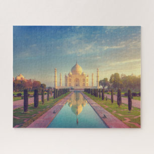Denkmäler   Taj Mahal Colors Puzzle