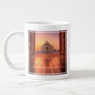 Denkmäler Taj Mahal, Indien bei Sunset Jumbo-Tasse
