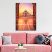 Denkmäler | Taj Mahal, Indien bei Sunset Leinwanddruck (Insitu (Wohnzimmer))