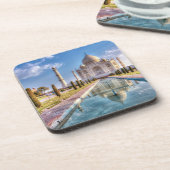 Denkmäler | Taj Mahal Sunrise Getränkeuntersetzer (Linke Seite)