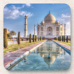 Denkmäler   Taj Mahal Sunrise Getränkeuntersetzer