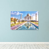 Denkmäler | Taj Mahal Sunrise Leinwanddruck (Insitu (Holzboden))