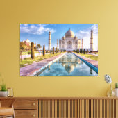 Denkmäler | Taj Mahal Sunrise Leinwanddruck (Insitu (Wohnzimmer))