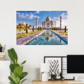 Denkmäler | Taj Mahal Sunrise Poster (Heimbüro)