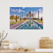 Denkmäler | Taj Mahal Sunrise Poster (Küche)