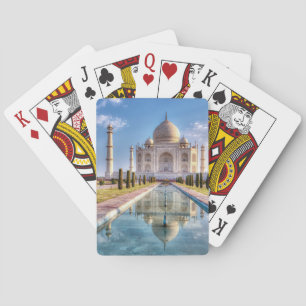 Denkmäler Taj Mahal Sunrise Spielkarten