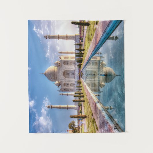 Denkmäler | Taj Mahal Sunrise Wandteppich (Vorderseite)