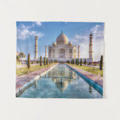 Denkmäler | Taj Mahal Sunrise Wandteppich (Vorderseite (Horizontal))