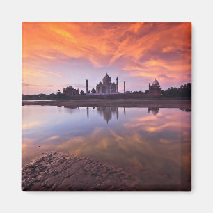 Denkmäler   Taj Mahal Sunset Magnet