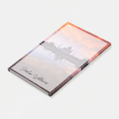 Denkmäler | Taj Mahal Sunset Post-it Klebezettel (angewinkelt)