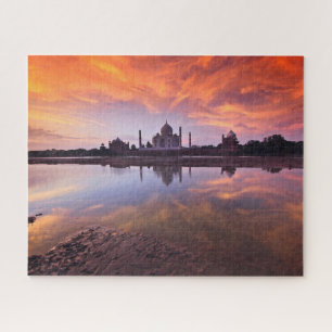 Denkmäler   Taj Mahal Sunset Puzzle