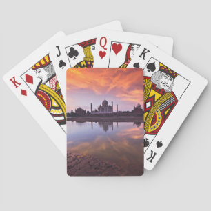 Denkmäler   Taj Mahal Sunset Spielkarten