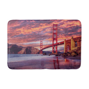 Denkmäler The Golden Gate San Francisco, CA Badematte