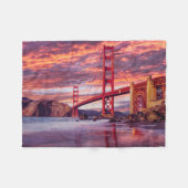 Denkmäler | The Golden Gate San Francisco, CA Fleecedecke (Vorderseite (Horizontal))