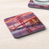 Denkmäler | The Golden Gate San Francisco, CA Getränkeuntersetzer (Linke Seite)