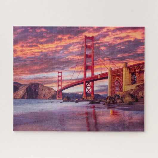 Denkmäler | The Golden Gate San Francisco, CA Puzzle (Horizontal)