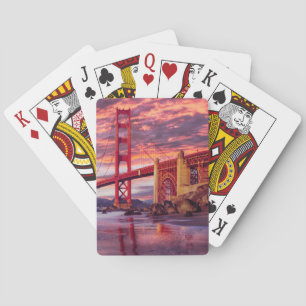 Denkmäler The Golden Gate San Francisco, CA Spielkarten