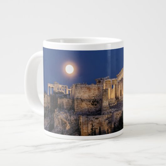 Denkmäler The Parthenon Athens, Greece Jumbo-Tasse (Vorderseite Links)