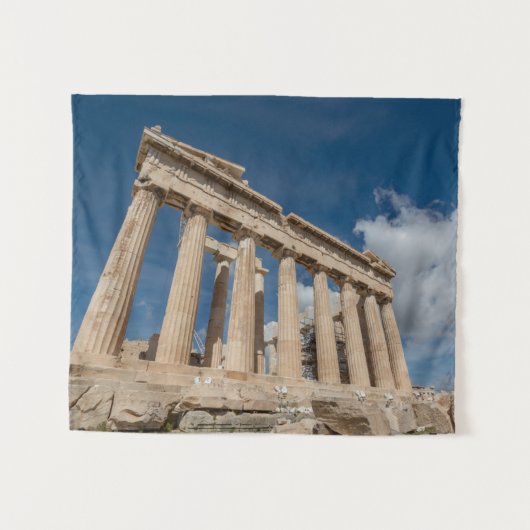 Denkmäler | The Parthenon, Griechenland Wandteppich (Vorderseite (Horizontal))