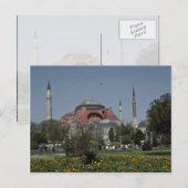 Denkmäler von Istanbul Postkarte (Vorne/Hinten)
