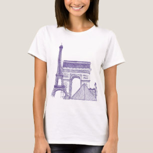 Denkmäler von Paris T-Shirt