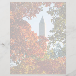 Denkmäler Washington-Denkmal im Herbst