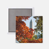 Denkmäler | Washington-Denkmal im Herbst Magnet (Vorderseite/Rückseite)