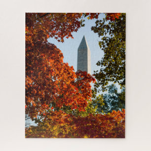 Denkmäler   Washington-Denkmal im Herbst Puzzle