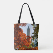 Denkmäler | Washington-Denkmal im Herbst Tasche (Rückseite)