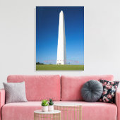 Denkmäler | Washington-Denkmal mit Flaggen Leinwanddruck (Insitu (Wohnzimmer))