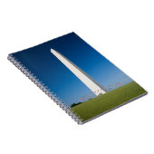 Denkmäler | Washington-Denkmal mit Flaggen Notizblock (Rechte Seite)