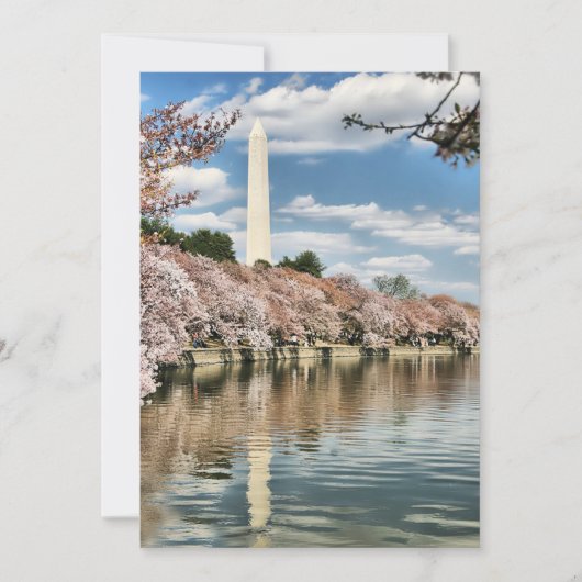 Denkmäler | Washington Memorial Dankeskarte (Vorderseite)