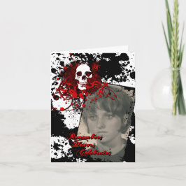 Denkmalfeier dia de Los Muertos Dankeskarte