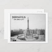 Denkmalkreis, Indianapolis Postkarte (Vorne/Hinten)