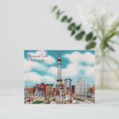 Denkmalkreis Postkarte (Stehend Vorderseite)