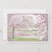 Denkmalpflege Magnolia Foto Einladung (Rückseite)