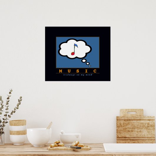Denkmusik Poster (Küche)