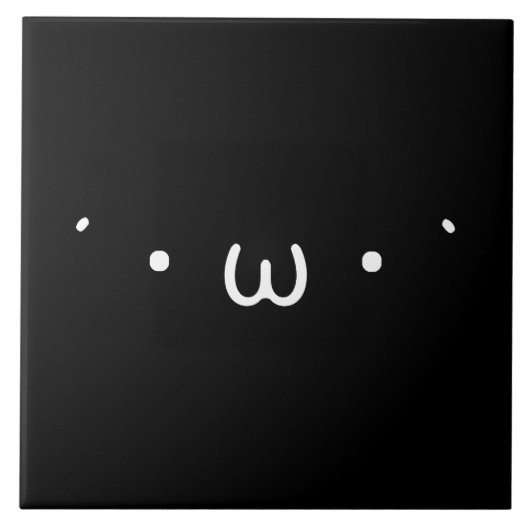 Denko (SCHWARZ) Fliese (Vorderseite)