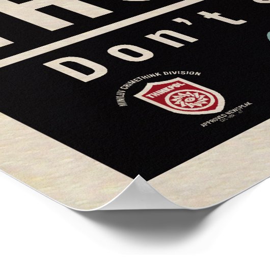 Denkposter Poster (Ecke)